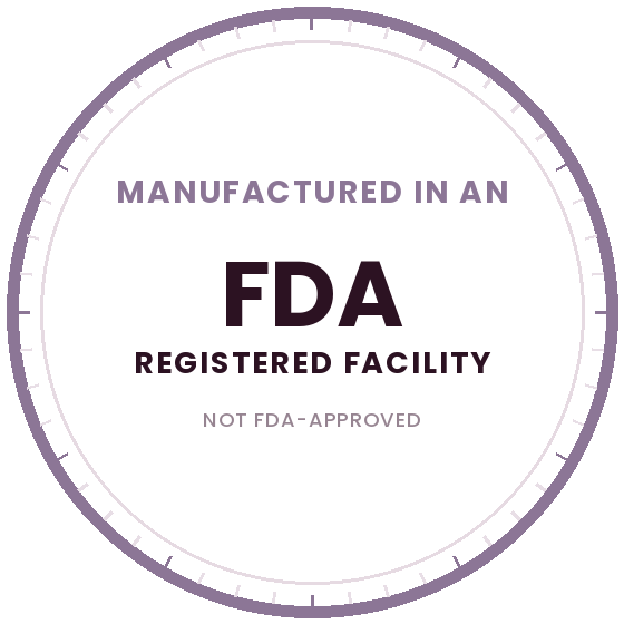 Produced in an FDA-registered facility