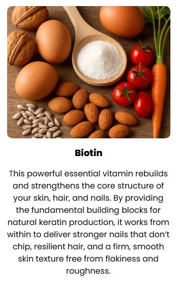 Gelagen biotin ingredient card